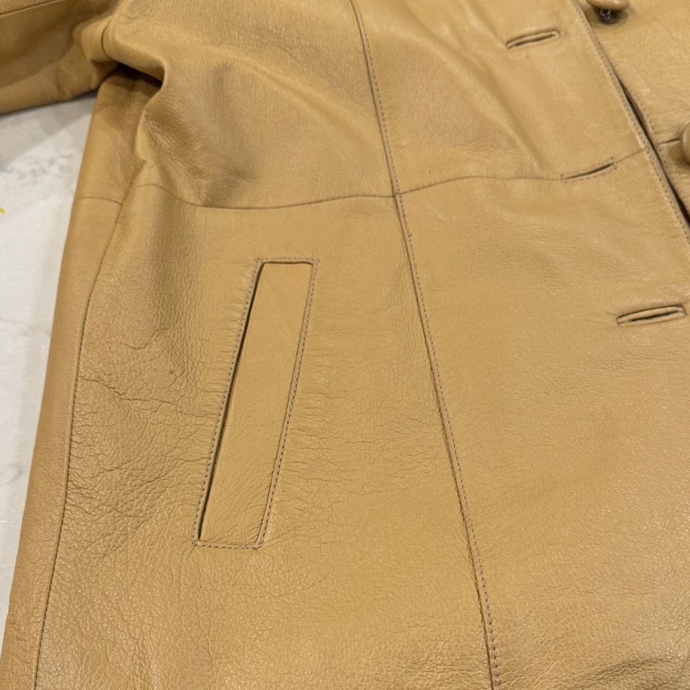Tan Women's Jacket - Picture 5 of 9